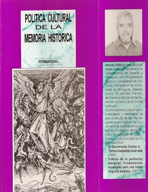 Política cultural de la memoria histórica - Institute for the Study of ...