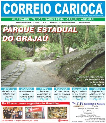 edição #39 - abr 2011 Parque Estadual do Grajaú - correio carioca
