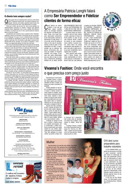 Fevereiro de 2011 - Jornal Vila Ema