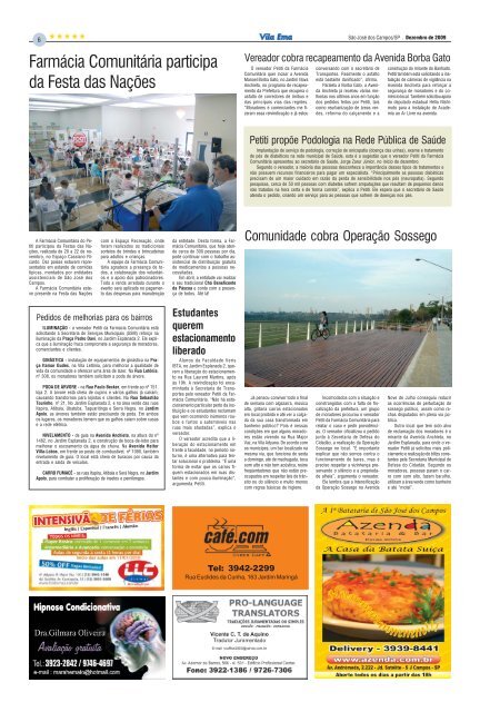 Vila Ema 141.pmd - Jornal Vila Ema