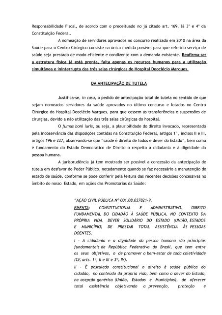 MINISTÉRIO PÚBLICO DO ESTADO DO RIO GRANDE DO NORTE