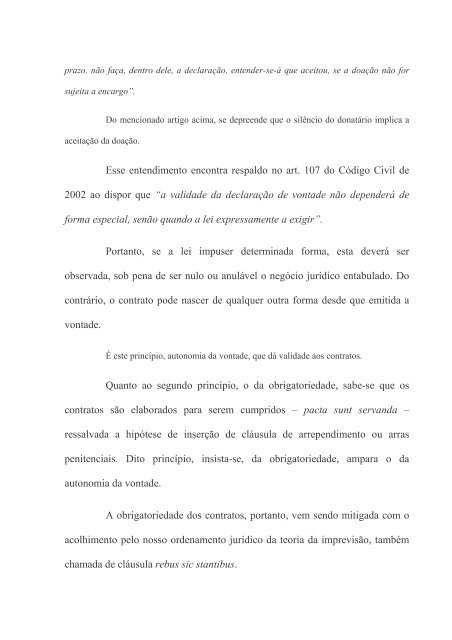 Responsabilidade das partes nos ”contratos com ... - Milton Campos