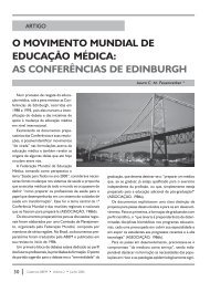 O Movimento Mundial de Educação Médica - As Conferências