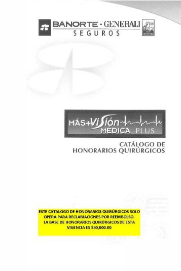 honorarios quirurgicos - HG Seguros