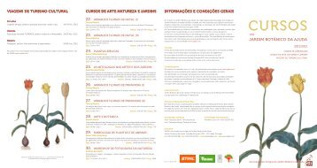 Folheto dos Cursos no Jardim Botânico da Ajuda 2011/2012 (pdf)