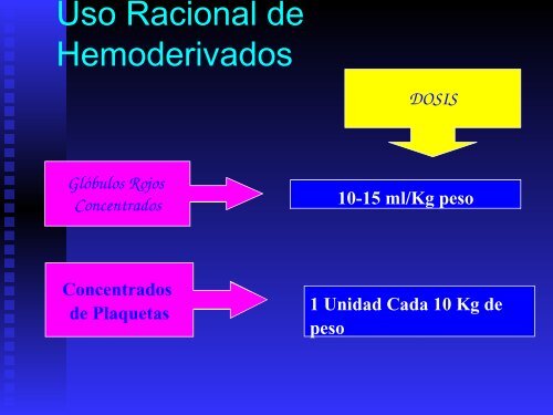 USO RACIONAL DE SANGRE Y HEMOCOMPONENTES