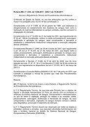 Portaria MS nº 1.353, de 13.06.2011 - DOU 1 de 14.06 ... - Hemominas