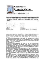 Ley de Ingresos del Municipio de Cuernavaca, Morelos para el ...