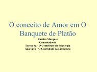 O conceito de Amor em o Banquete de Platão Ramiro Marques ...