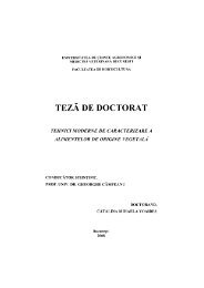 Tehnici moderne de caracterizare a alimentelor de origine vegetală