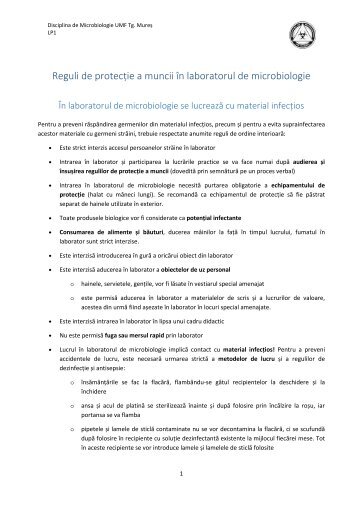 LP1 MD.pdf - Disciplina de Microbiologie