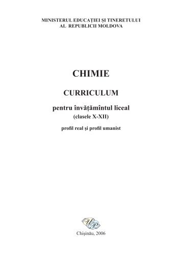 Chimie_Rom - Ministerul Educatiei al Republicii Moldova