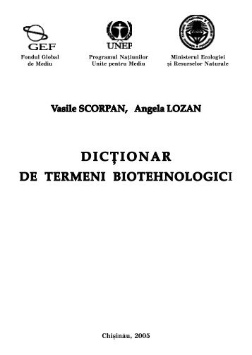 dicţionar de termeni biotehnologici - Prima