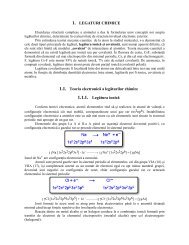 1. LEGATURI CHIMICE 1.1. Teoria electronică a legăturilor chimice ...