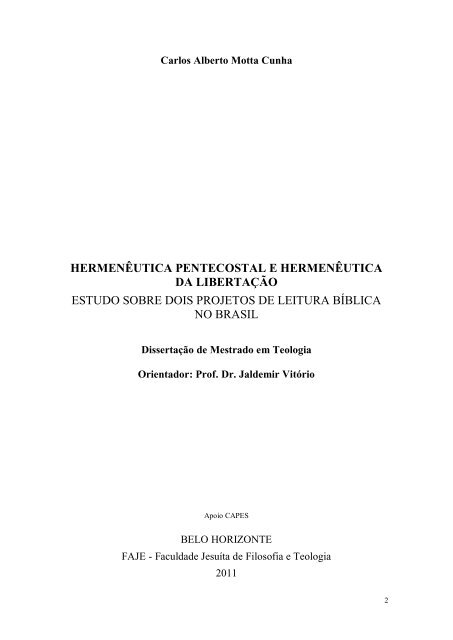 Hermenêutica Pentecostal