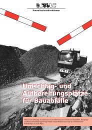 Umschlag- und Aufbereitungsplätze für Bauabfälle Umschlag- und ...