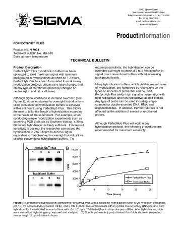 PerfectHyb™ Plus Hybridization Buffer (H7033 ... - Sigma-Aldrich