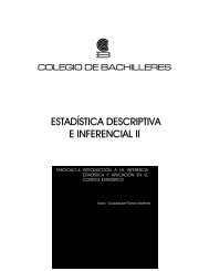 ESTADÍSTICA DESCRIPTIVA E INFERENCIAL I - Conevyt
