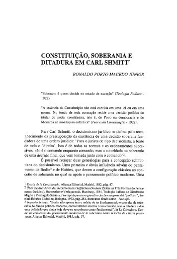 CONSTITUIO, SOBERANIA E DITADURA EM C. SCHMITT.pdf