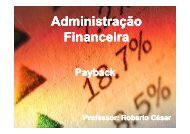 2 - Payback - Prof. Roberto César