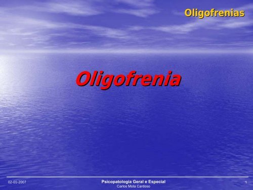 Oligofrenia