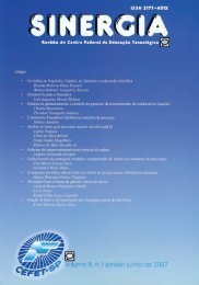 Revista Sinergia - ISSN 2177-451X - IFSP