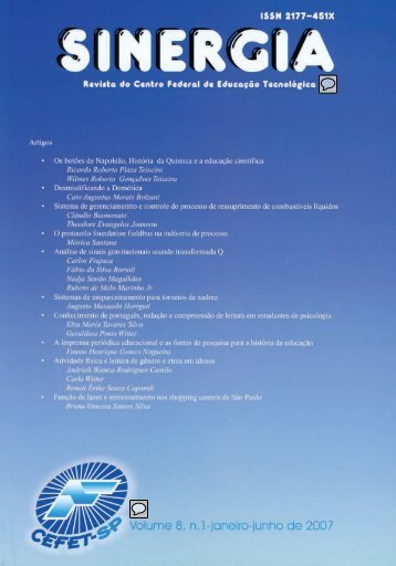Revista Sinergia - ISSN 2177-451X - IFSP