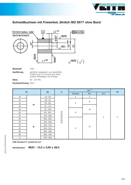 Flachauswerfer nach ISO 8693 (DIN 1530) - Veith KG