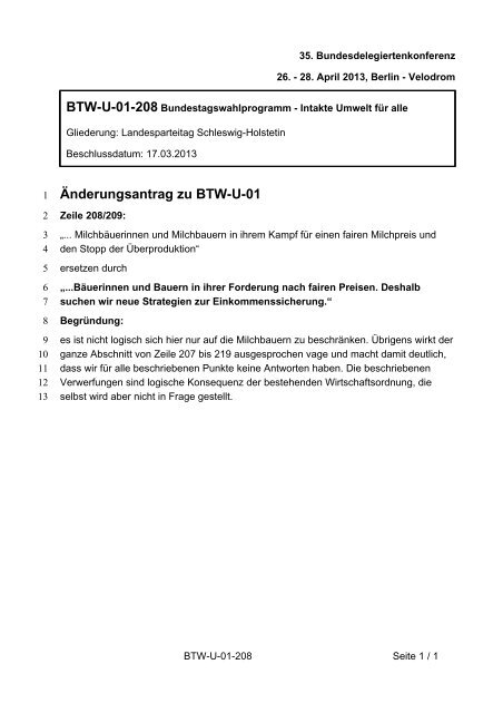 35. Ordentliche Bundesdelegiertenkonferenz 26.