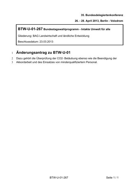 35. Ordentliche Bundesdelegiertenkonferenz 26.