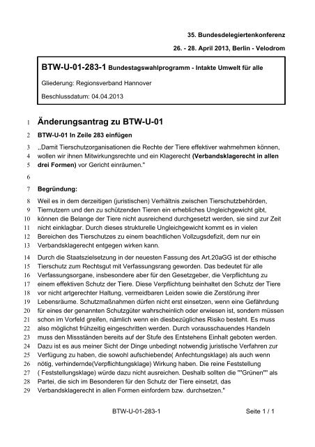 35. Ordentliche Bundesdelegiertenkonferenz 26.