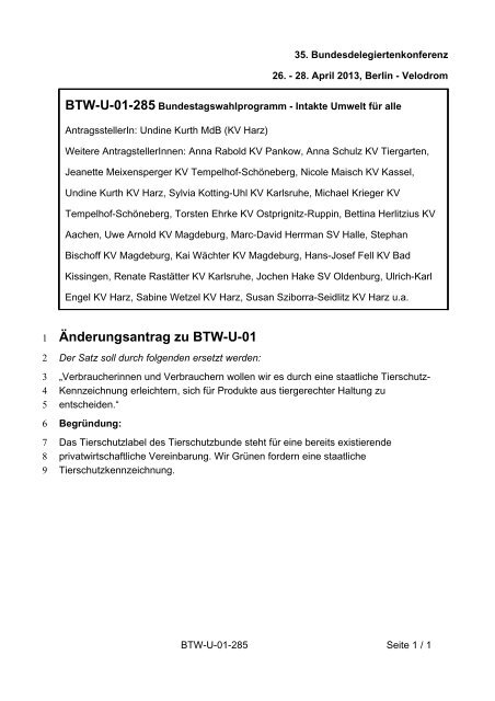 35. Ordentliche Bundesdelegiertenkonferenz 26.