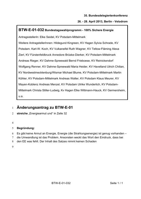 35. Ordentliche Bundesdelegiertenkonferenz 26.