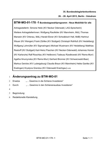 35. Ordentliche Bundesdelegiertenkonferenz 26.