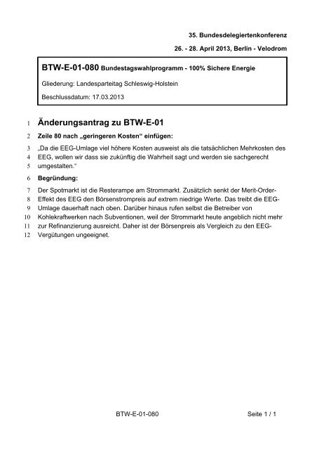 35. Ordentliche Bundesdelegiertenkonferenz 26.