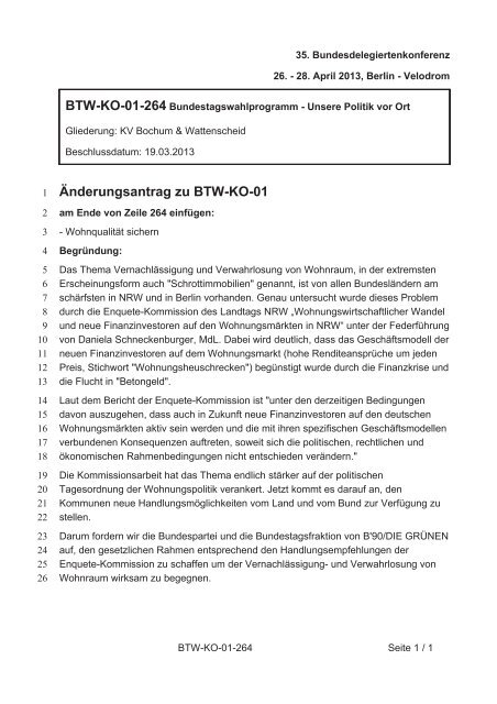 35. Ordentliche Bundesdelegiertenkonferenz 26.