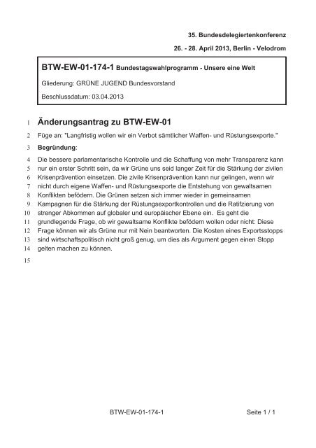 35. Ordentliche Bundesdelegiertenkonferenz 26.