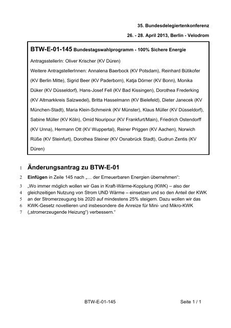 35. Ordentliche Bundesdelegiertenkonferenz 26.