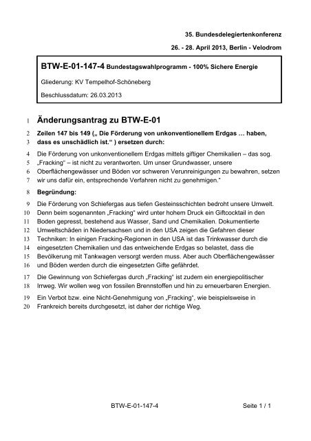 35. Ordentliche Bundesdelegiertenkonferenz 26.