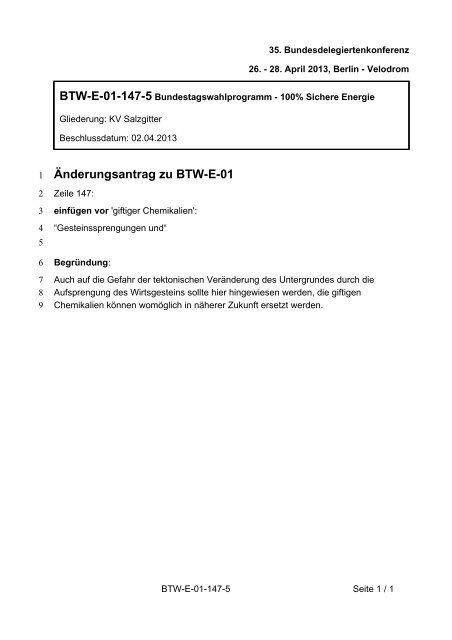 35. Ordentliche Bundesdelegiertenkonferenz 26.