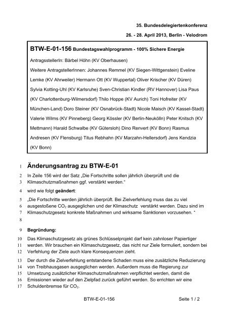 35. Ordentliche Bundesdelegiertenkonferenz 26.