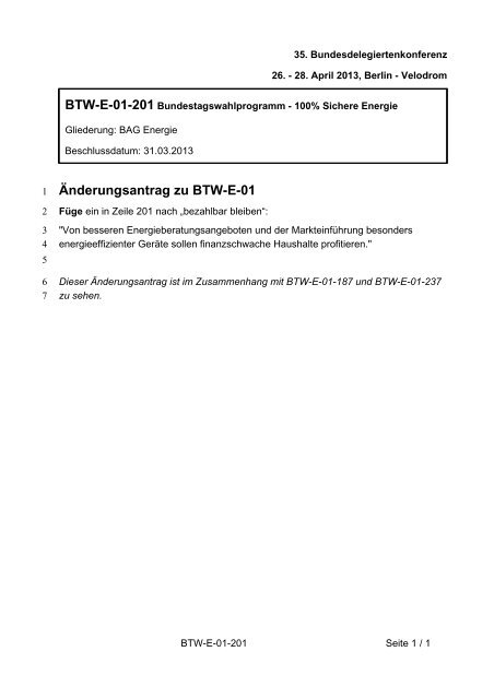 35. Ordentliche Bundesdelegiertenkonferenz 26.