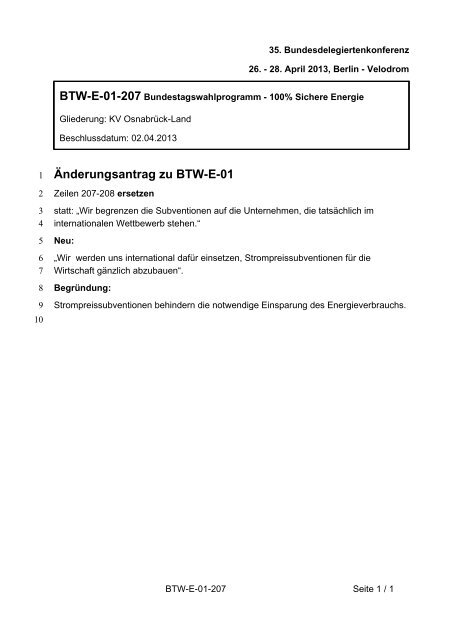 35. Ordentliche Bundesdelegiertenkonferenz 26.