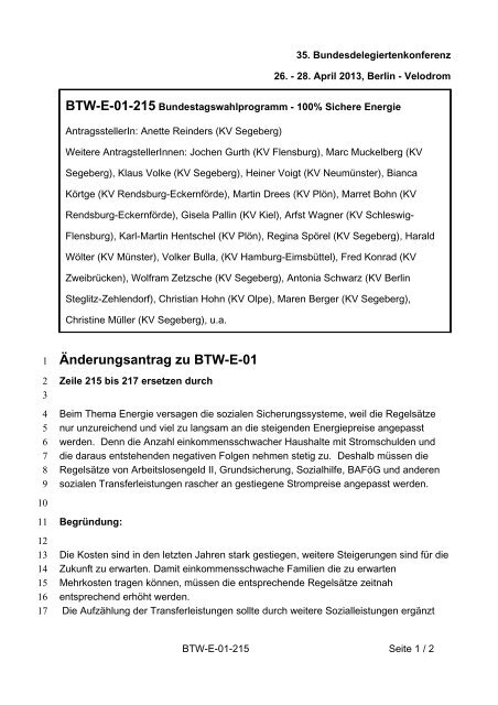 35. Ordentliche Bundesdelegiertenkonferenz 26.