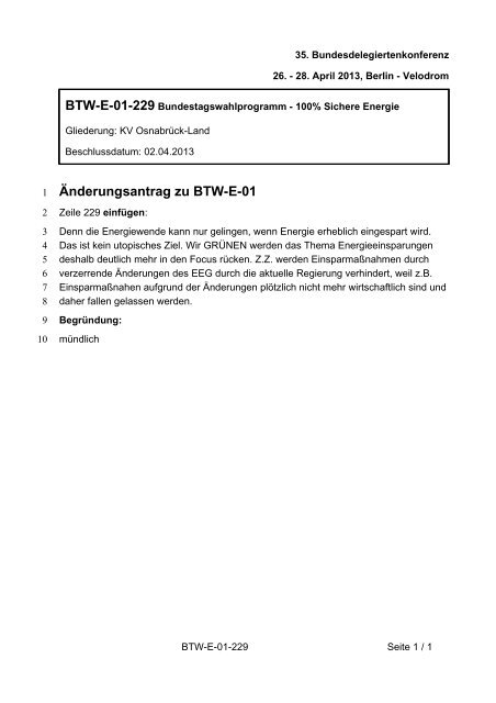 35. Ordentliche Bundesdelegiertenkonferenz 26.