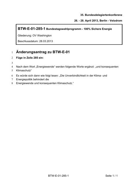 35. Ordentliche Bundesdelegiertenkonferenz 26.