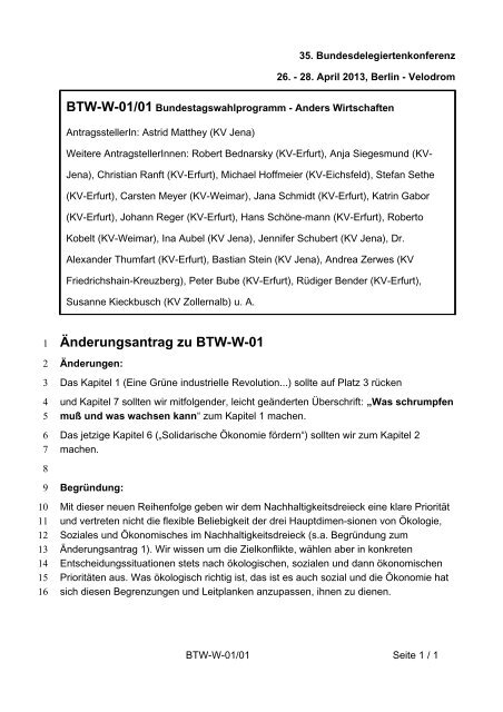 35. Ordentliche Bundesdelegiertenkonferenz 26.