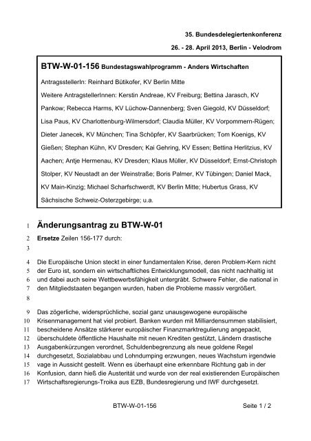 35. Ordentliche Bundesdelegiertenkonferenz 26.