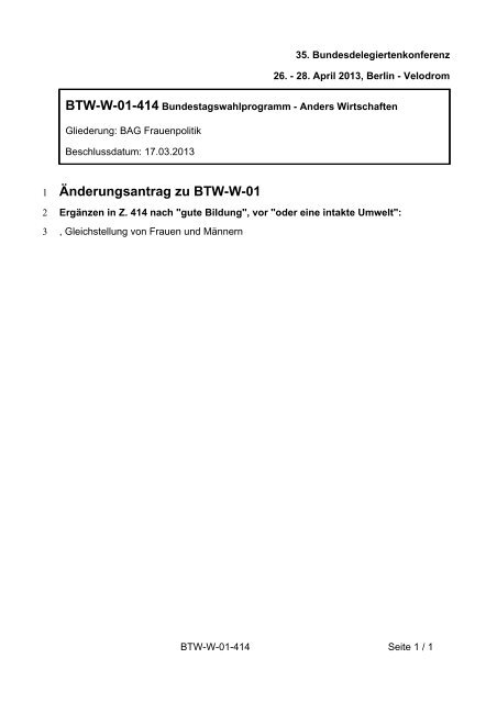 35. Ordentliche Bundesdelegiertenkonferenz 26.