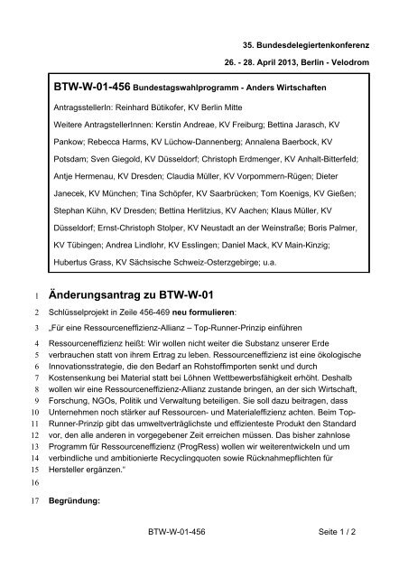 35. Ordentliche Bundesdelegiertenkonferenz 26.